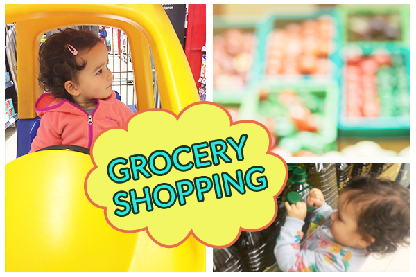 crianza bilingue grocery shopping